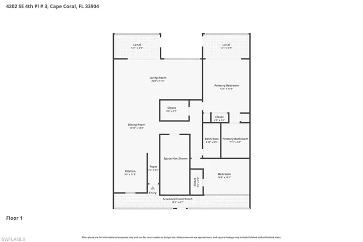 4202 Se 4th Pl 3, Cape Coral, Florida 33904