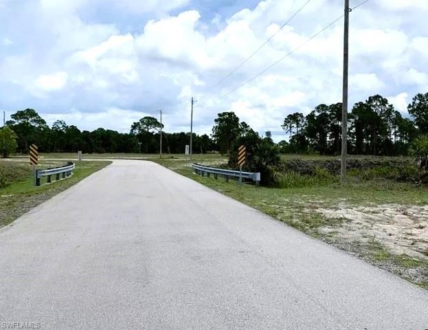 Paved road in front of the property