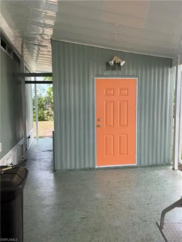 View of exterior entry