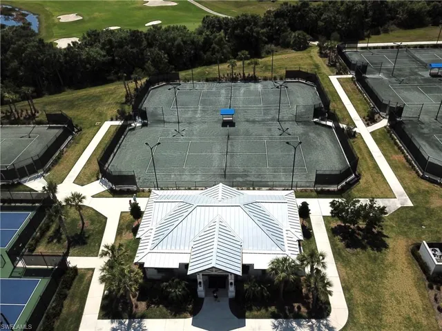 Tennis building & some courts