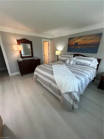 Bedroom featuring light hardwood / wood-style floors