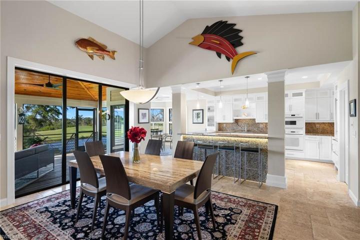 Dining Room w/ Pond Views