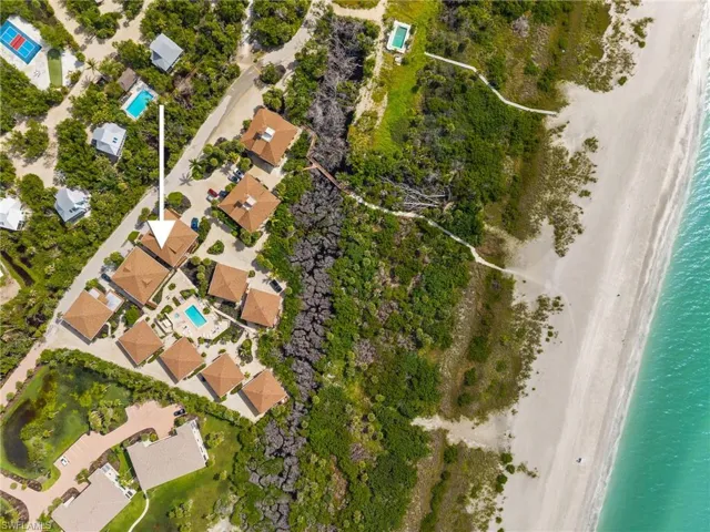 Aerial overview of property's location