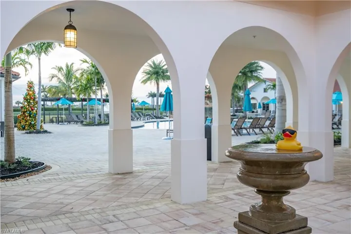 View of patio
