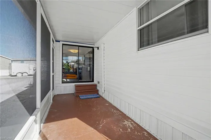 View of exterior entry