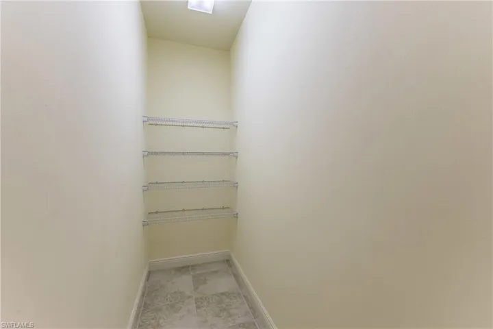 View of spacious closet