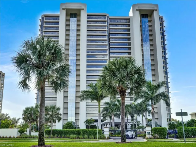 View of property from Pelican Bay Blvd