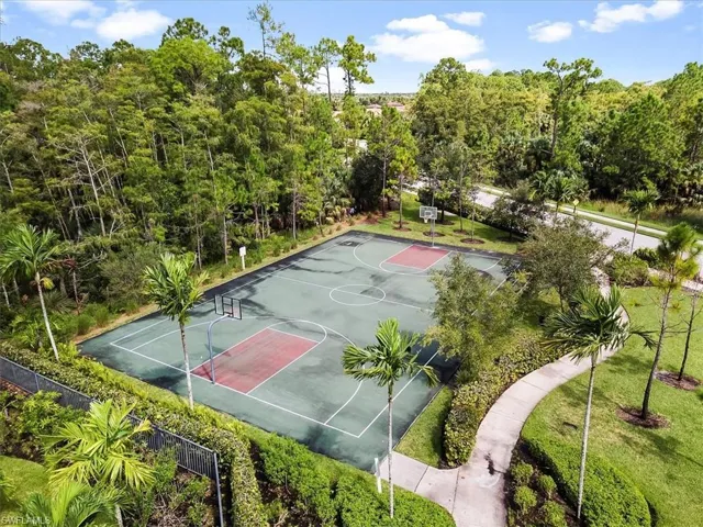 View of basketball court with community basketball court