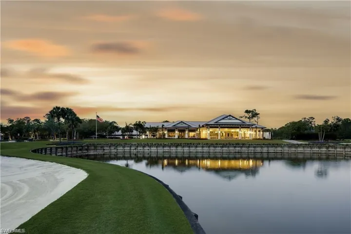 Bonita Bay - Clubhouse, backside, Dusk