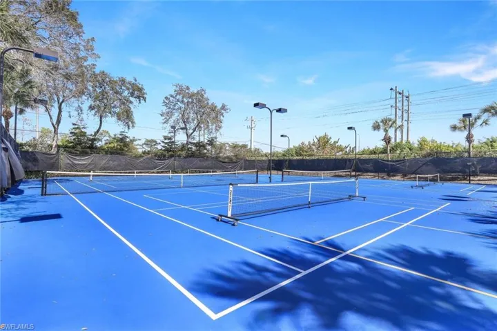Tennis and pickleball courts