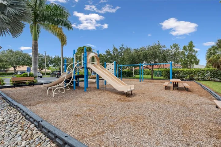 View of jungle gym