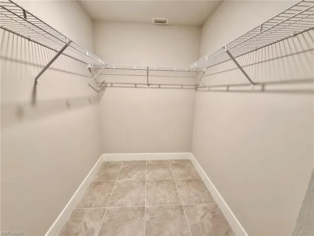 Large walk in closet.