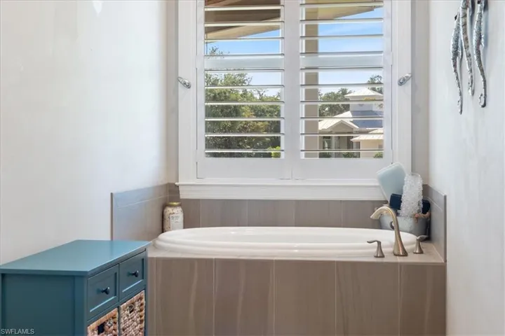 Bathroom featuring a bath