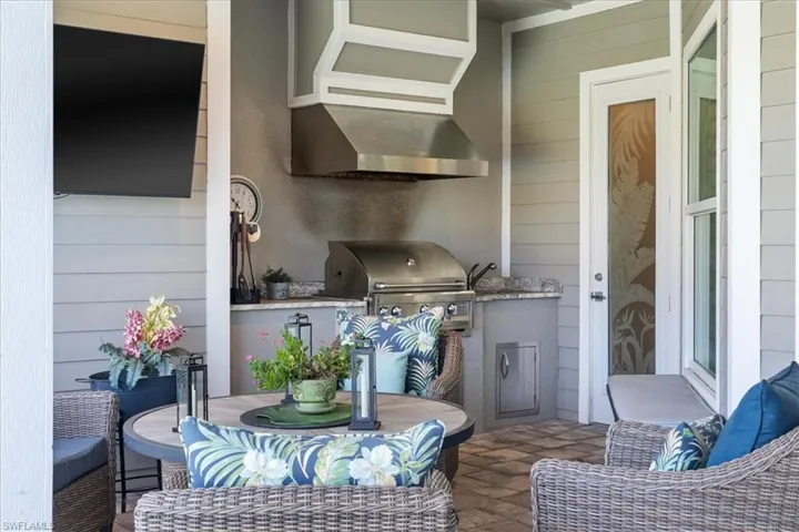 View of patio / terrace featuring area for grilling