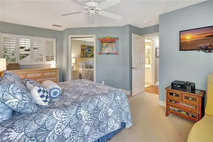Guest bedroom mounted TV's