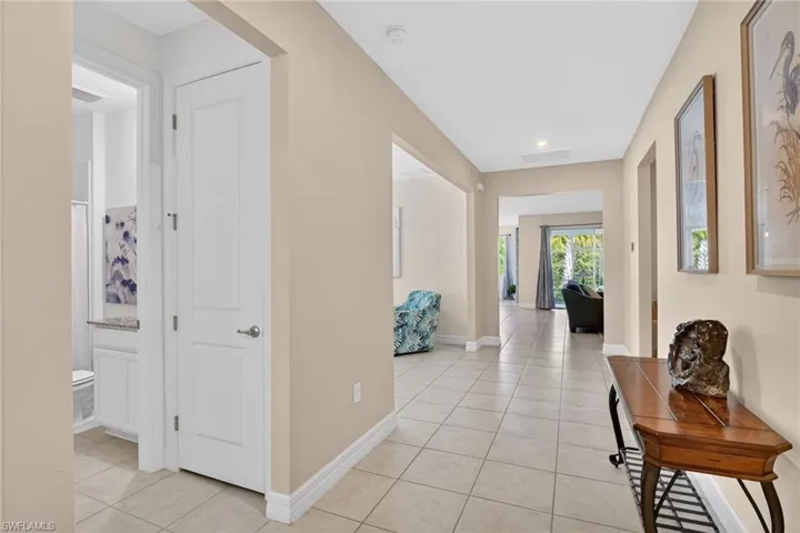 Extra wide foyer