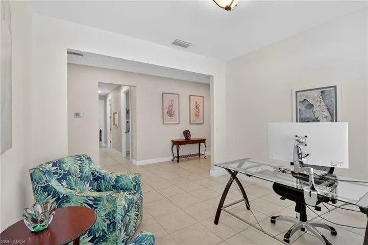 Versatile space perfect for a formal dining area or a stylish home office!