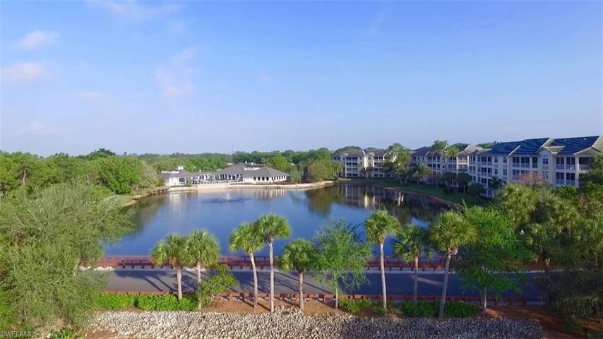View of the Crystal Lake Sports Center over the Lake