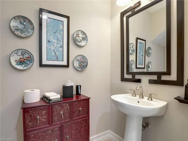 Powder Room off Entry