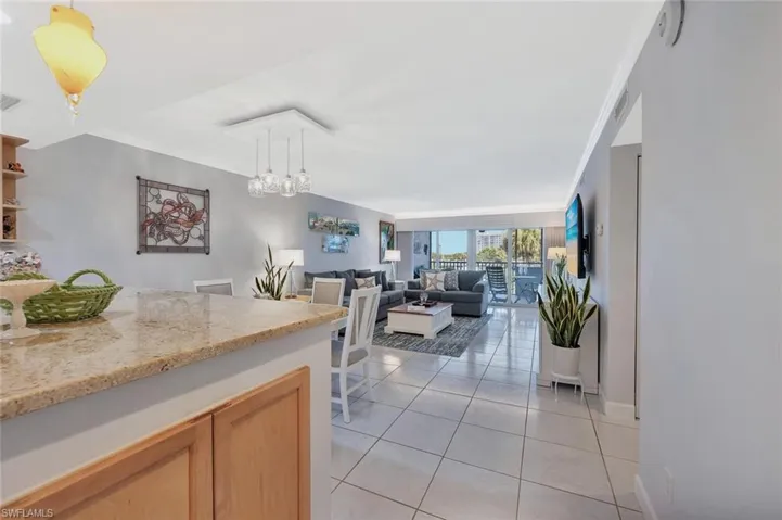 Kitchen to dining & living room
