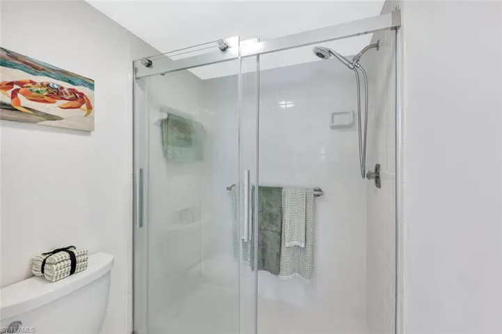 Walk in shower
