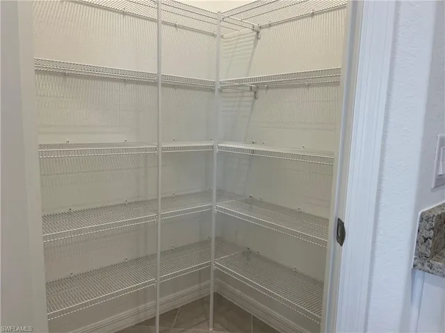 View of storage area