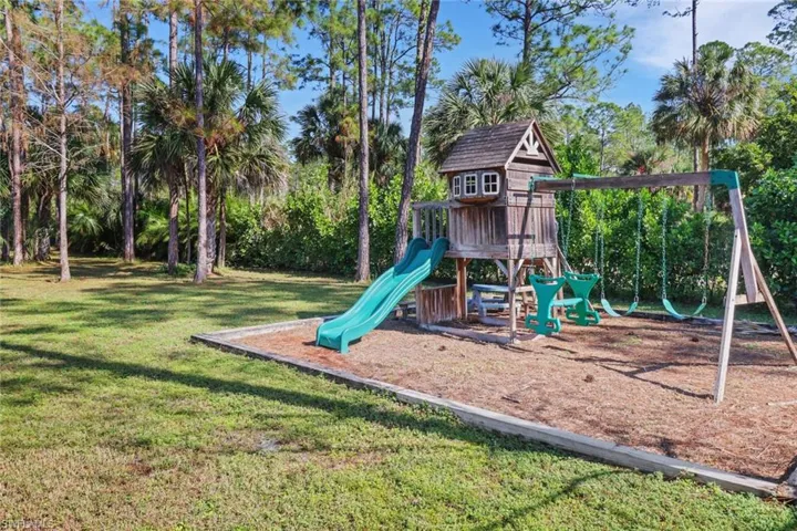 Playground area on the side of the home. Super Private!
