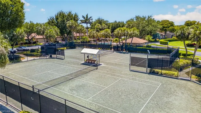 Har-tru tennis courts over-flow located in Longboat Village