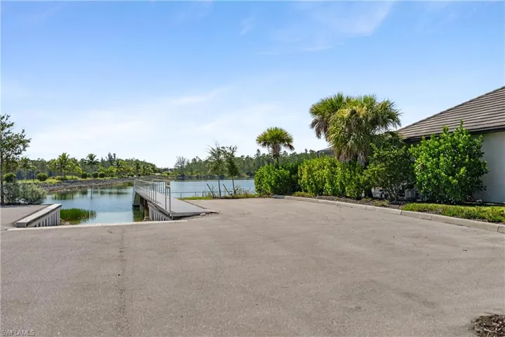 Community boat ramp next to home