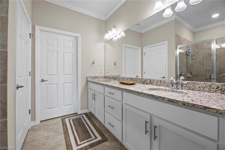 Master Bathroom that leads to walk-in closet.