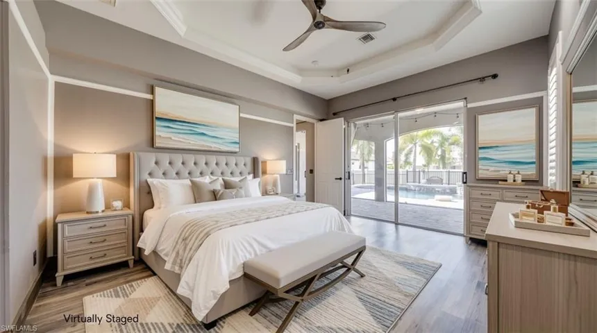 Primary Bedroom - Virtually Staged