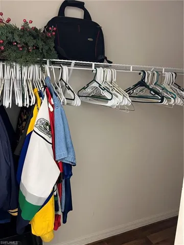 Owner's walk in closet