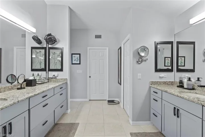 Fully updated and inviting primary bathroom