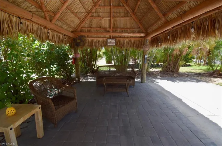View of patio / terrace featuring a gazebo