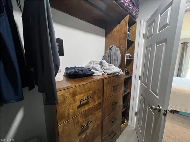 View of spacious closet