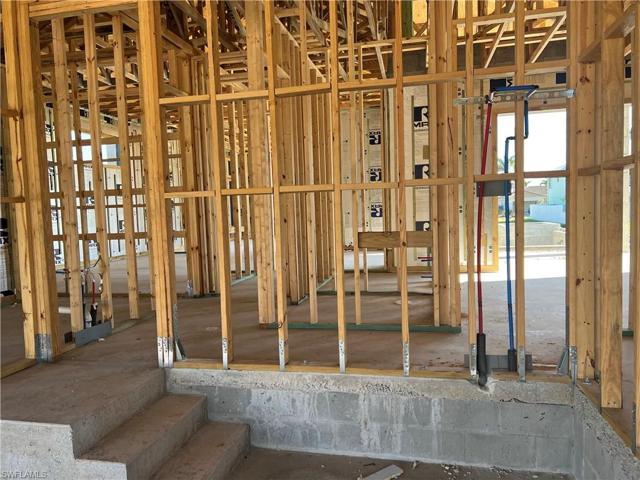 Studs with rough in plumbing