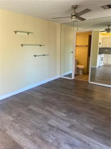 Dining area leading into kitchen.