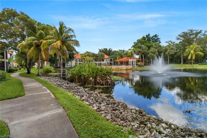 View of property's community featuring a water view