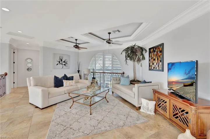 Upper level living room