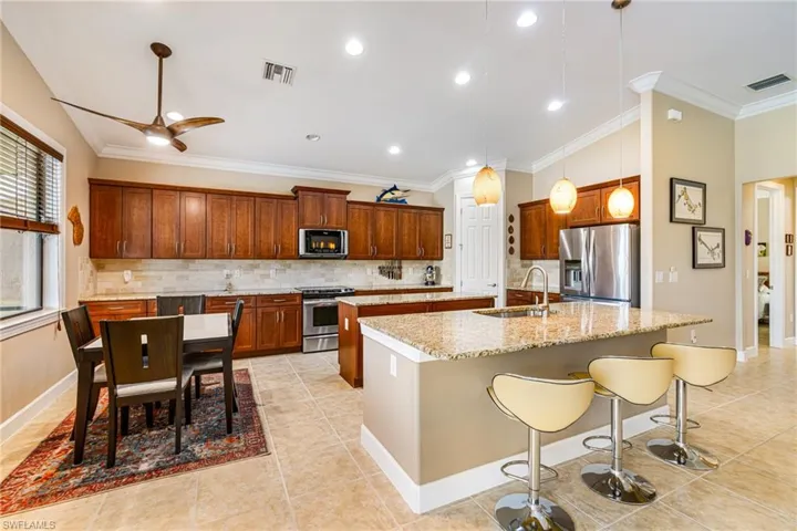 Large Kitchen with Two Islands