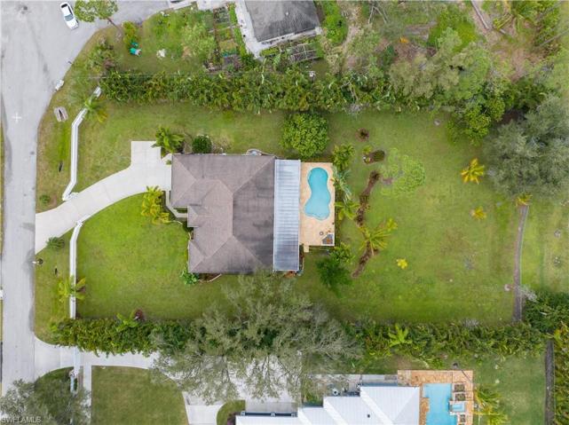 Overhead aerial view