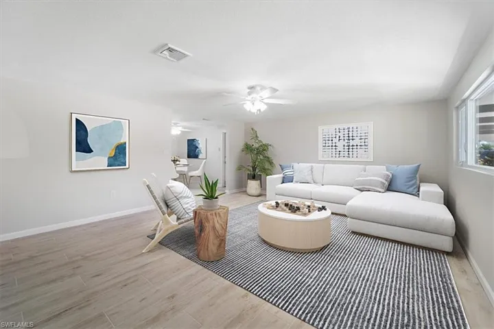 Virtually Staged Living Area