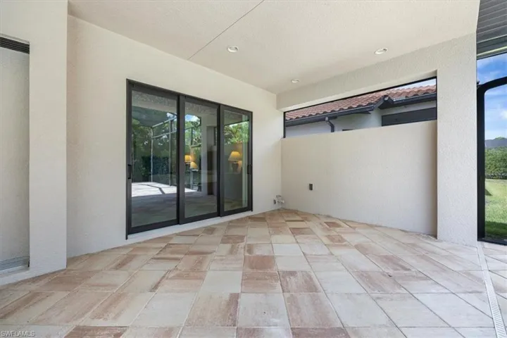 View of patio