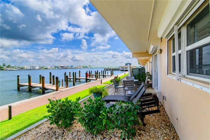 Side view from patio