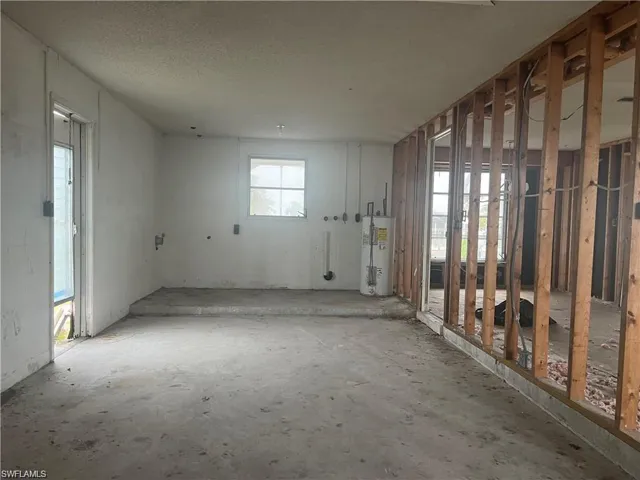 Miscellaneous room with water heater