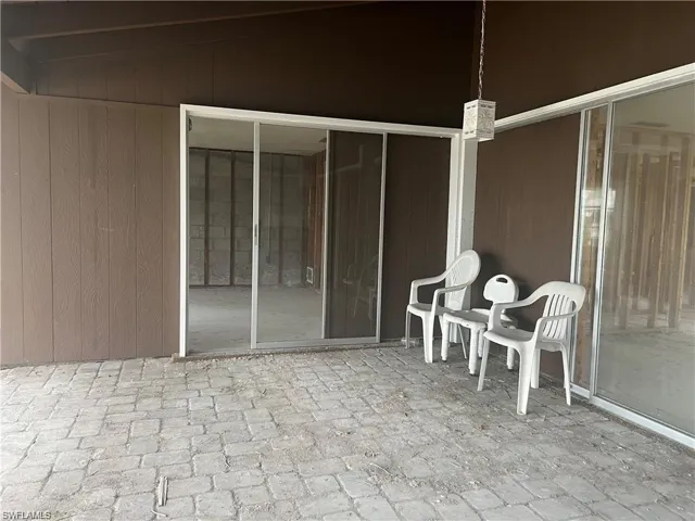 View of patio