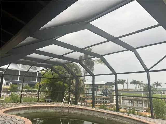 Swimming pool with a lanai