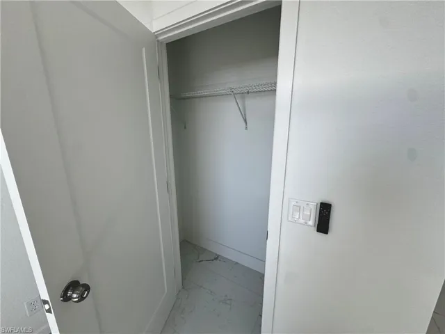 View of third bedroom closet