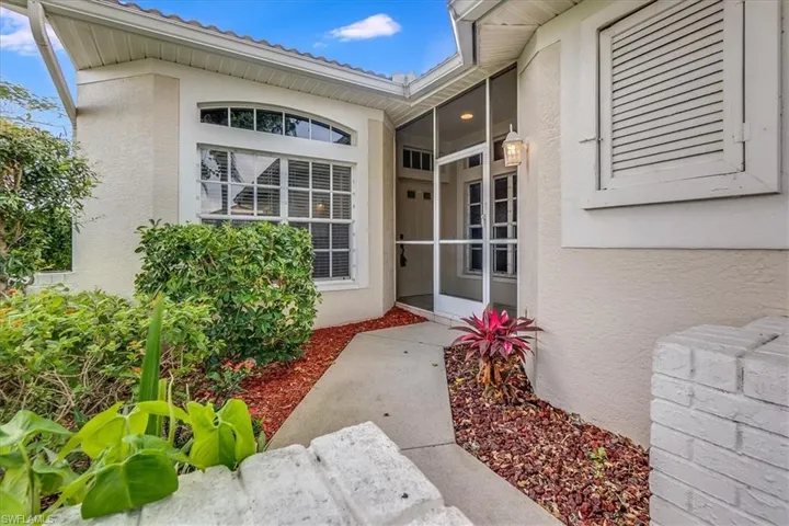 Pleasant entry to home.