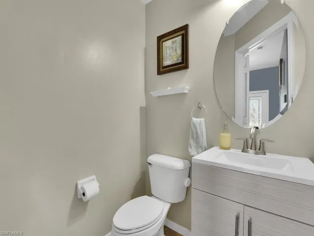 Powder Room Off Of Foyer